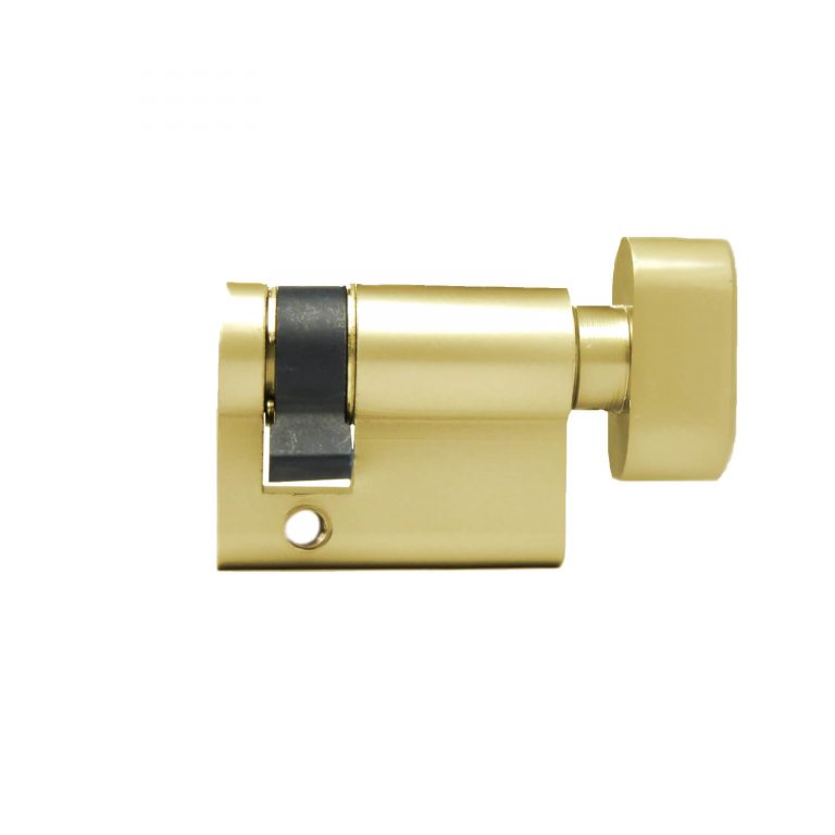 Half Thumb Turn Euro Cylinder (No Keys) | Lathamshardware.co.uk